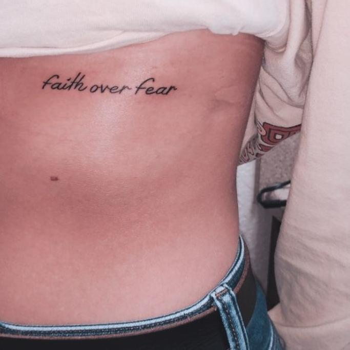 Best Faith Over Fear Tattoo Ideas