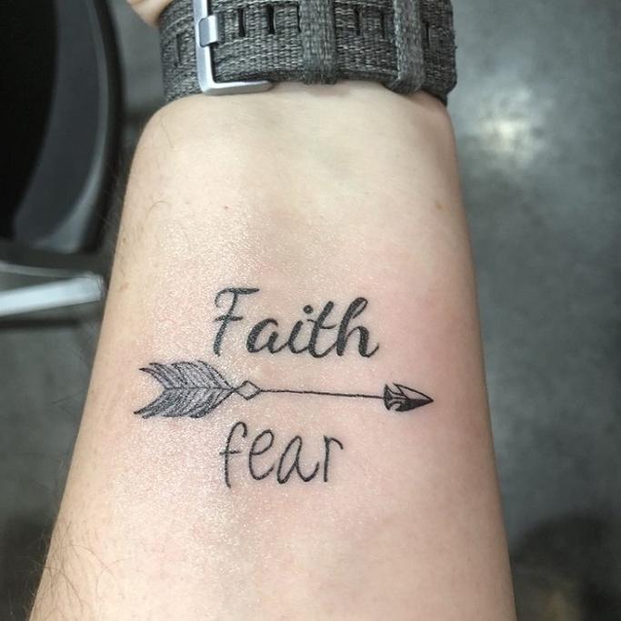 Best Faith Over Fear Tattoo Ideas