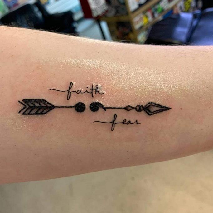 Best Faith Over Fear Tattoo Ideas