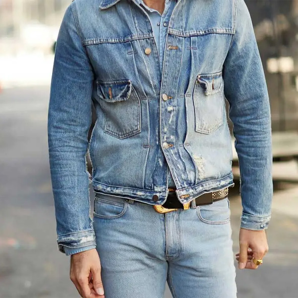 How To Wear A Denim Jacket With Jeans Read This First 7320