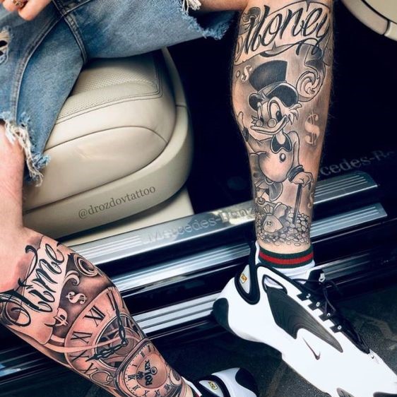 Money Tattoos for Men - Dollar Tattoo Ideas for Guys
