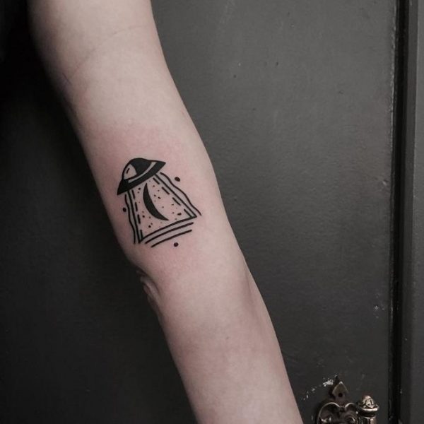 UFO Alien tattoos