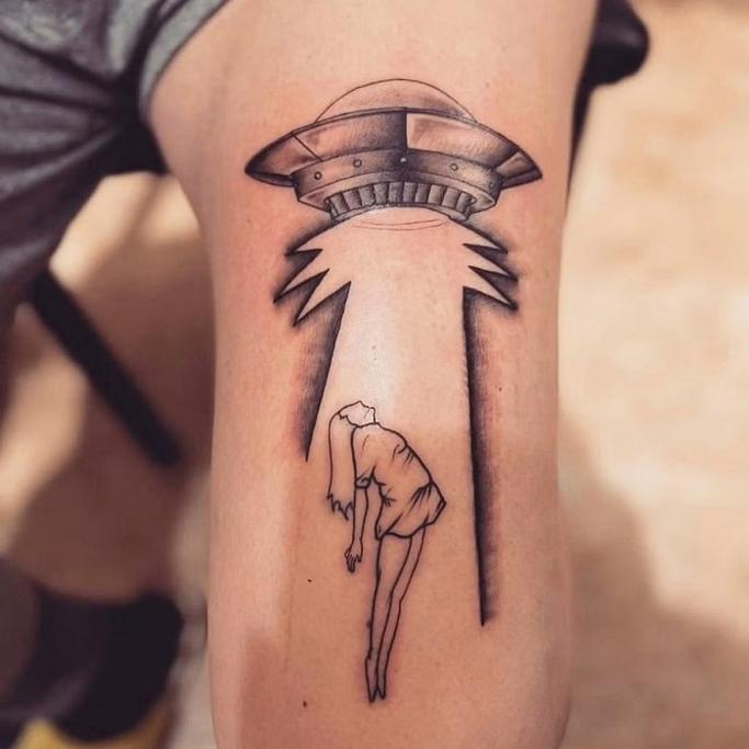 Best UFO Tattoo Ideas