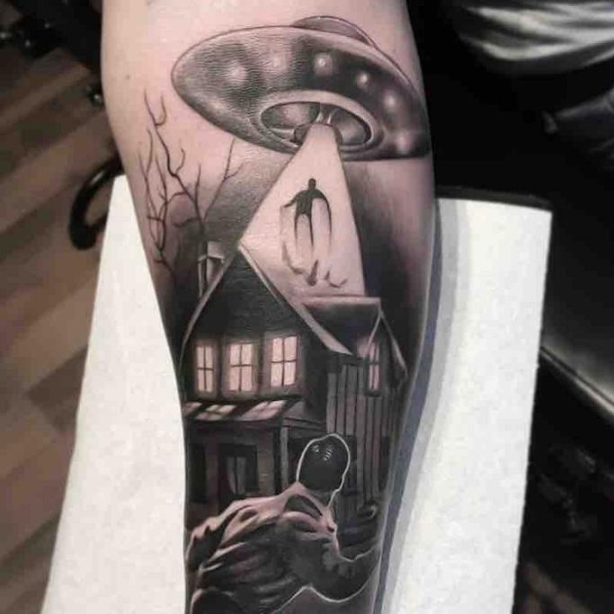 Best UFO Tattoo Ideas