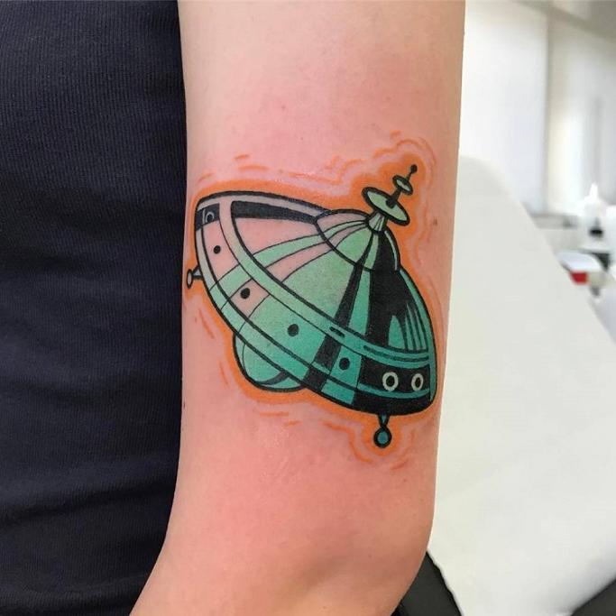 Best UFO Tattoo Ideas