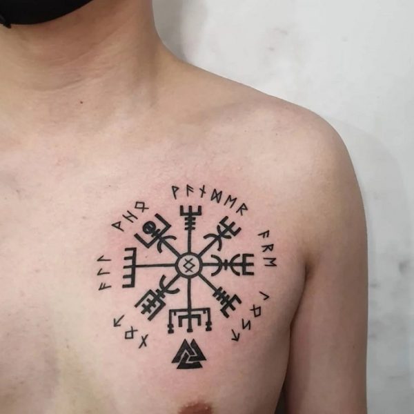 34 Best Vegvisir Tattoo Ideas - Read This First