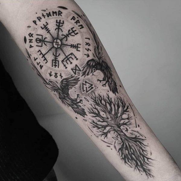 34 Best Vegvisir Tattoo Ideas - Read This First