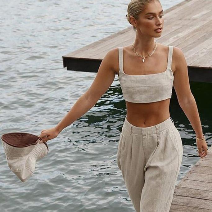 13 Linen-Pant Outfits We Plan to Live in This Season