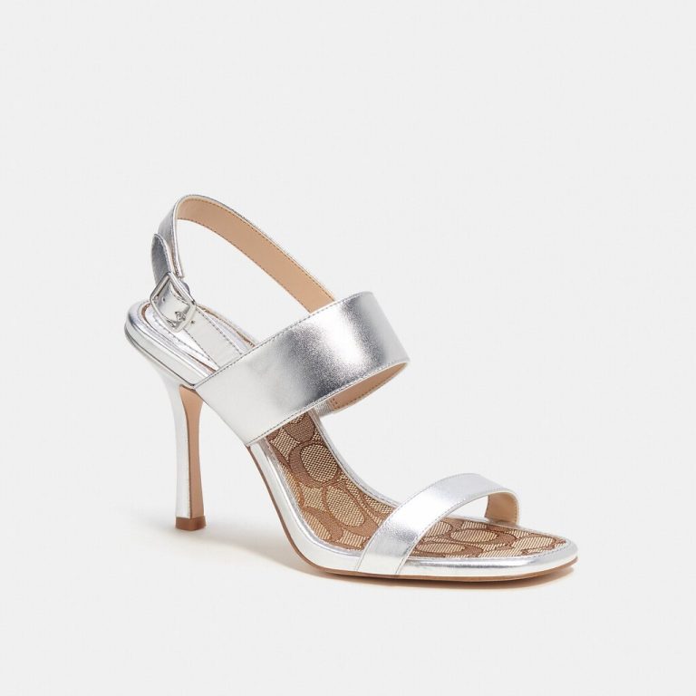 metallic designer shoes